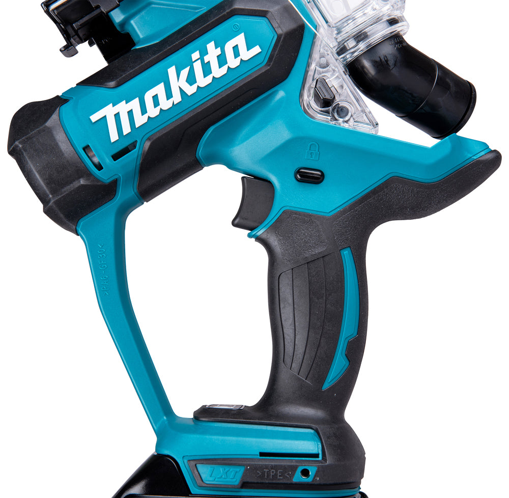 Makita Akku-Trockenbausäge – präzise 1–15 mm Schnitttiefe & Staubabsaugung - DSD180Z