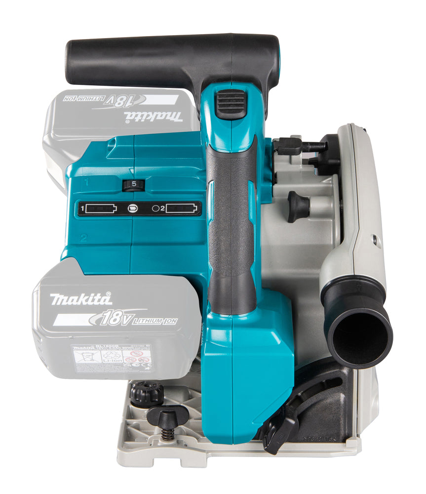 Makita Akku-Tauchsäge 165 mm – präzise Schnitte mit ADT & Soft-Start - DSP600ZJ