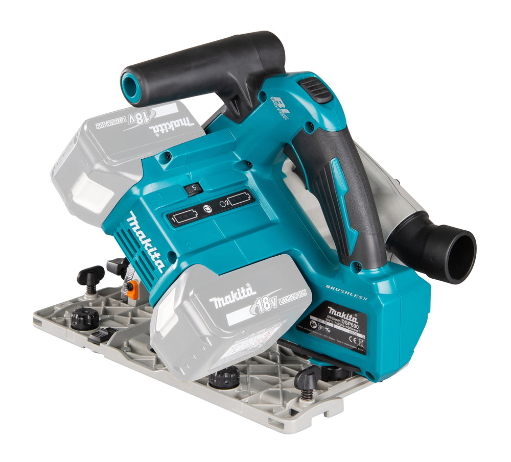 Makita Akku-Tauchsäge 165 mm – präzise Schnitte mit ADT & Soft-Start - DSP600ZJ