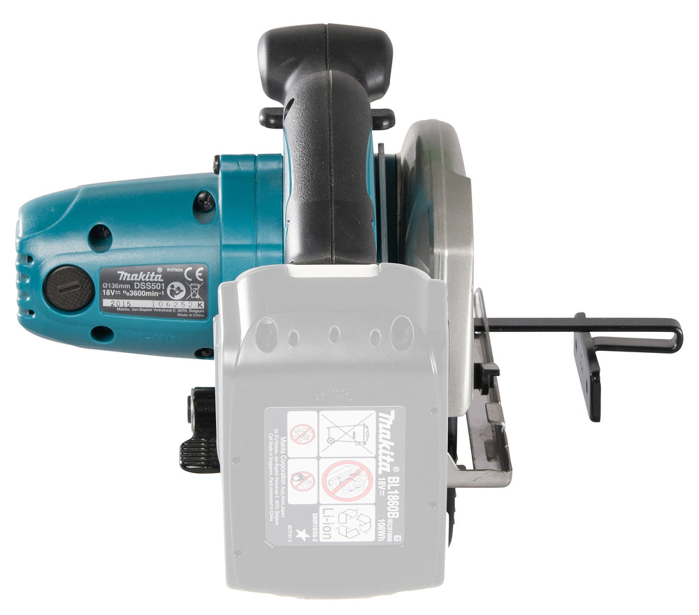 Makita Akku-Handkreissäge 136 mm – kompakt, präzise & mit LED - DSS501Z