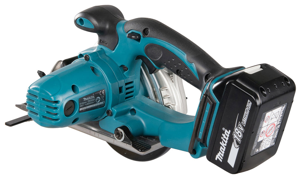 Makita Akku-Handkreissäge 136 mm – kompakt, handlich & mit LED - DSS501RTJ