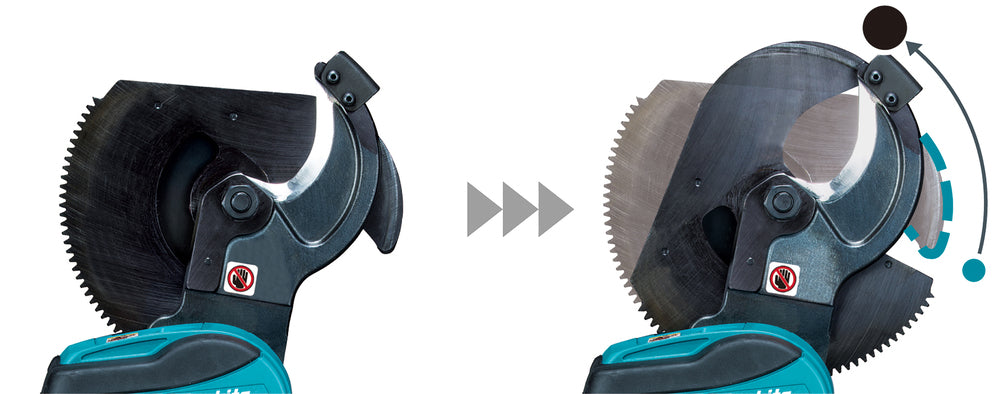 Makita Akku-Kabelschneider 18V – offener Typ für Kabel bis ø 50 mm - DTC101ZK