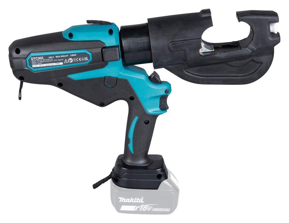 Makita Akku-Presswerkzeug 18V – kraftvoll & präzise für große Leitungsquerschnitte - DTC302ZK