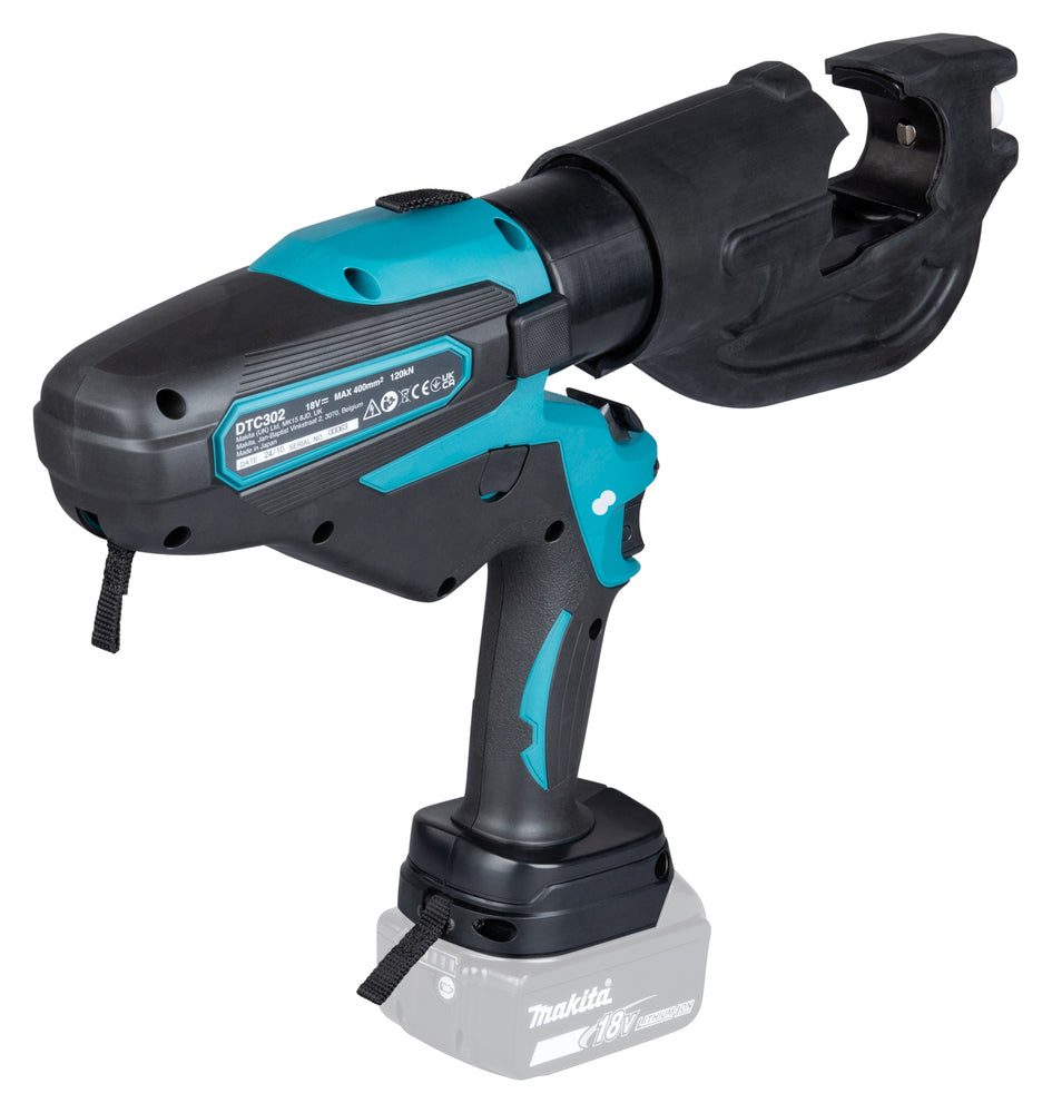 Makita Akku-Presswerkzeug 18V – kraftvoll & präzise für große Leitungsquerschnitte - DTC302ZK