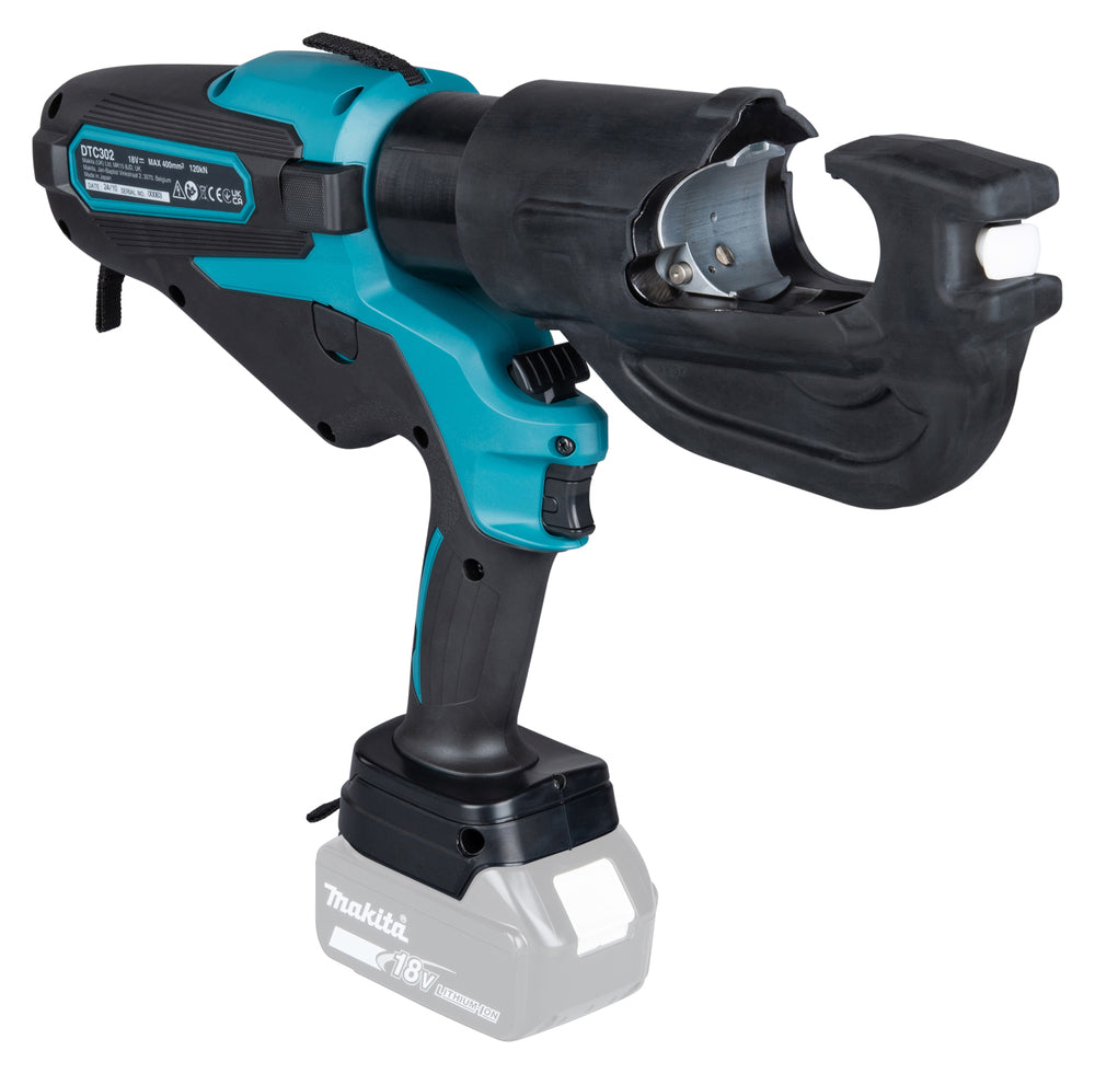 Makita Akku-Presswerkzeug 18V – kraftvoll & präzise für große Leitungsquerschnitte - DTC302ZK