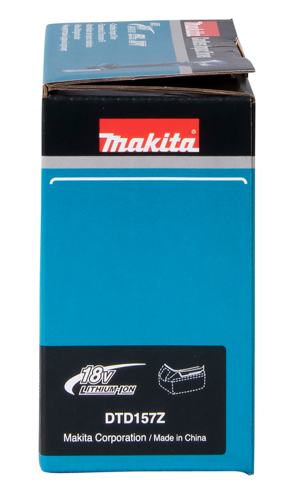 Makita Akku-Schlagschrauber 18V – kompakt, bürstenlos & 140 Nm Drehmoment - DTD157Z