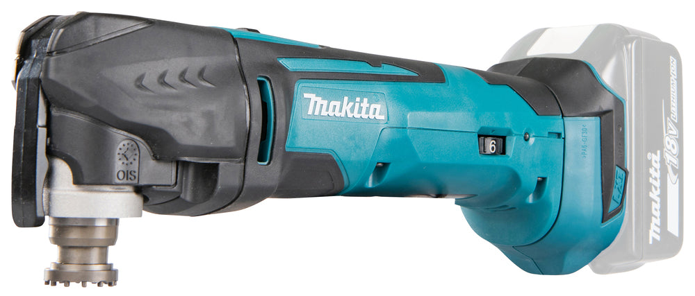 Makita 18 V Akku-Multifunktionswerkzeug – 6.000–20.000 min⁻¹, werkzeugloser Wechsel & Soft-Start - DTM51Z