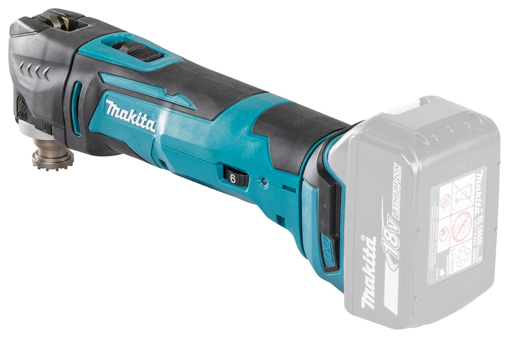 Makita 18 V Akku-Multifunktionswerkzeug – 6.000–20.000 min⁻¹, werkzeugloser Wechsel & Soft-Start - DTM51Z