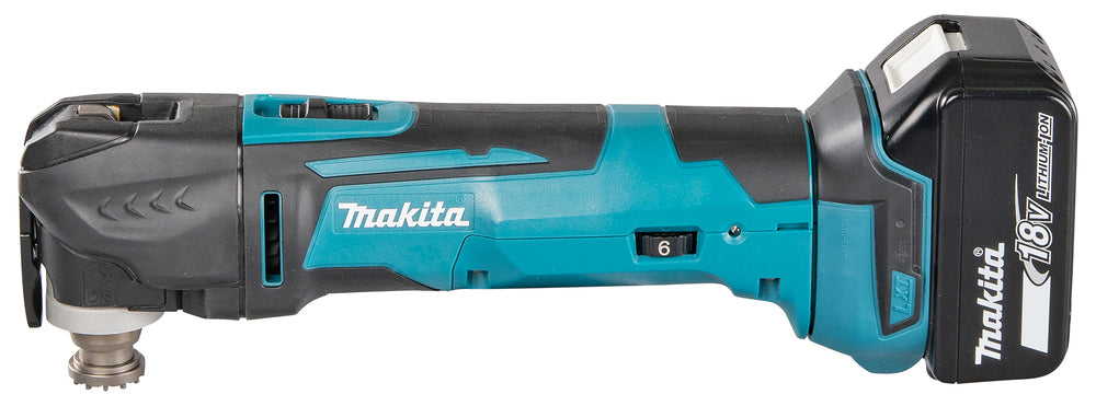 Makita 18 V Akku-Multifunktionswerkzeug – 6.000–20.000 min⁻¹, werkzeugloser Wechsel, inkl. 42 Zubehörteile - DTM51RT1J3