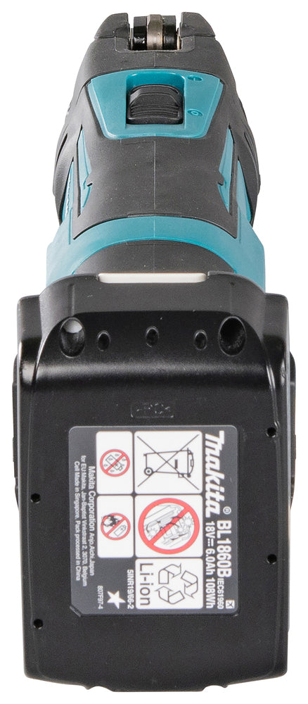 Makita 18 V Akku-Multifunktionswerkzeug – 6.000–20.000 min⁻¹, werkzeugloser Wechsel, inkl. 42 Zubehörteile - DTM51RT1J3
