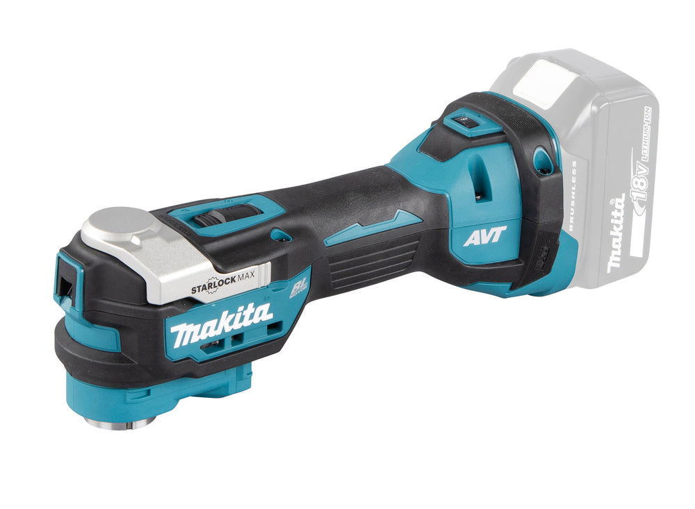 Makita Akku-Multifunktionswerkzeug – AVT Antivibration, LED-Licht & variable Geschwindigkeit - DTM52Z
