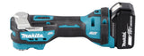 Makita Akku-Multifunktionswerkzeug – AVT Antivibration, LED-Licht & 12-stufige Winkeleinstellung - DTM52T1JX2