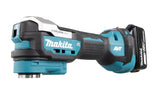 Makita Akku-Multifunktionswerkzeug – AVT Antivibration, LED-Licht & 12-stufige Winkeleinstellung - DTM52T1JX2