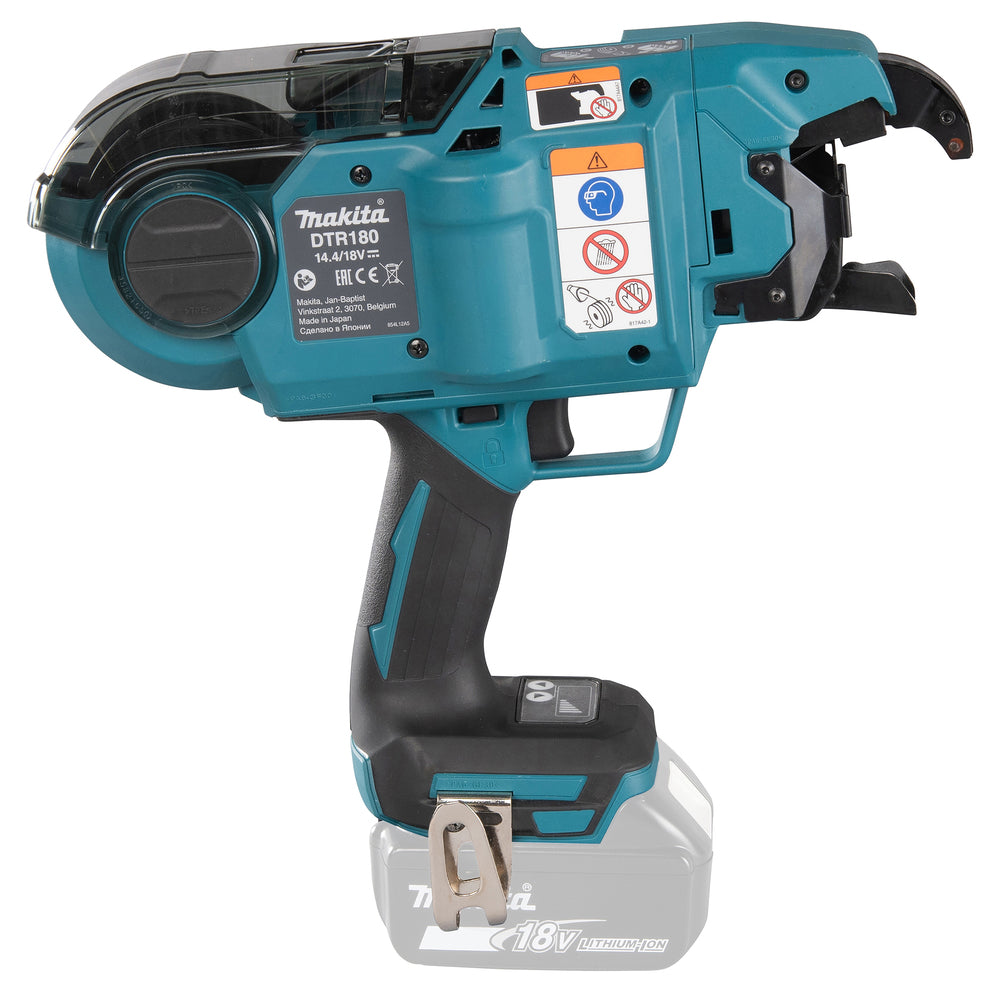 Makita Akku-Bewehrungsverbinder – 40V max, 6-stufige Bindekraft & Einhandbedienung - DTR180ZJ