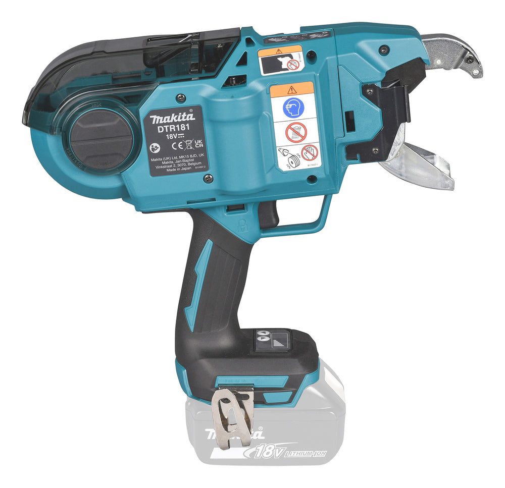 Makita Akku-Bewehrungsverbinder – 40V max, 6-stufige Bindekraft & Einhandbedienung - DTR181ZJ
