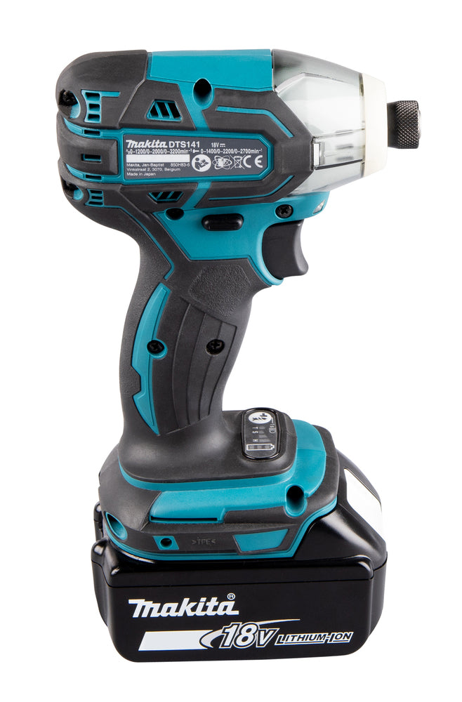 Makita Akku-Impulsschrauber 18V – geräuscharm & kompakt - DTS141RTJ