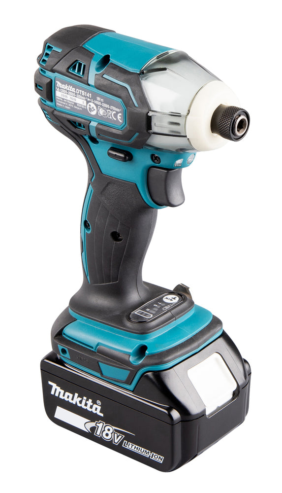 Makita Akku-Impulsschrauber 18V – geräuscharm & kompakt - DTS141RTJ