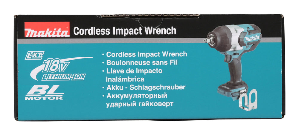 Makita Akku-Schlagschrauber 18V – 1/2", 1.000 Nm, 3 Drehzahleinstellungen & LED - DTW1002Z