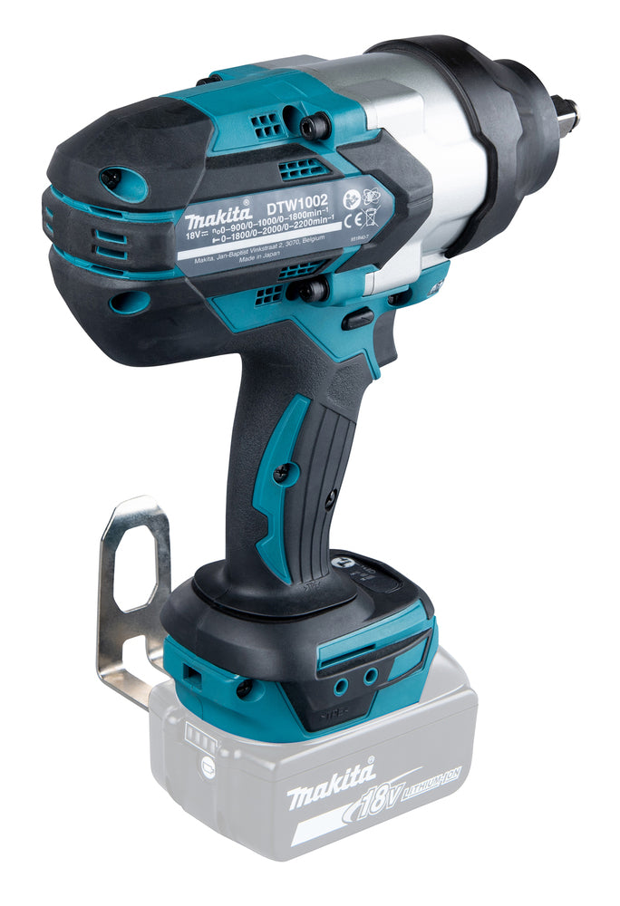 Makita Akku-Schlagschrauber 18V – 1/2", 1.000 Nm, 3 Drehzahleinstellungen & LED - DTW1002Z