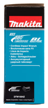 Makita Akku-Schlagschrauber 18V – 1/2", 1.050 Nm, 3 Drehzahleinstellungen & LED - DTW1004Z