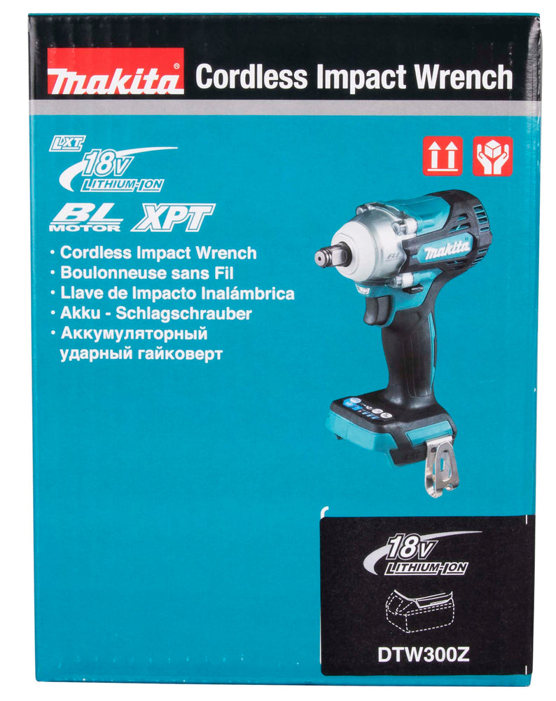 Makita Akku-Schlagschrauber 40V max – Auto-Stopp, bürstenlos, XPT & schlanker Griff - DTW300Z