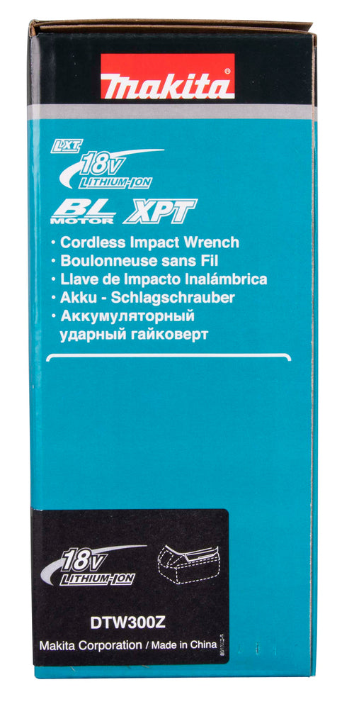 Makita Akku-Schlagschrauber 40V max – Auto-Stopp, bürstenlos, XPT & schlanker Griff - DTW300Z