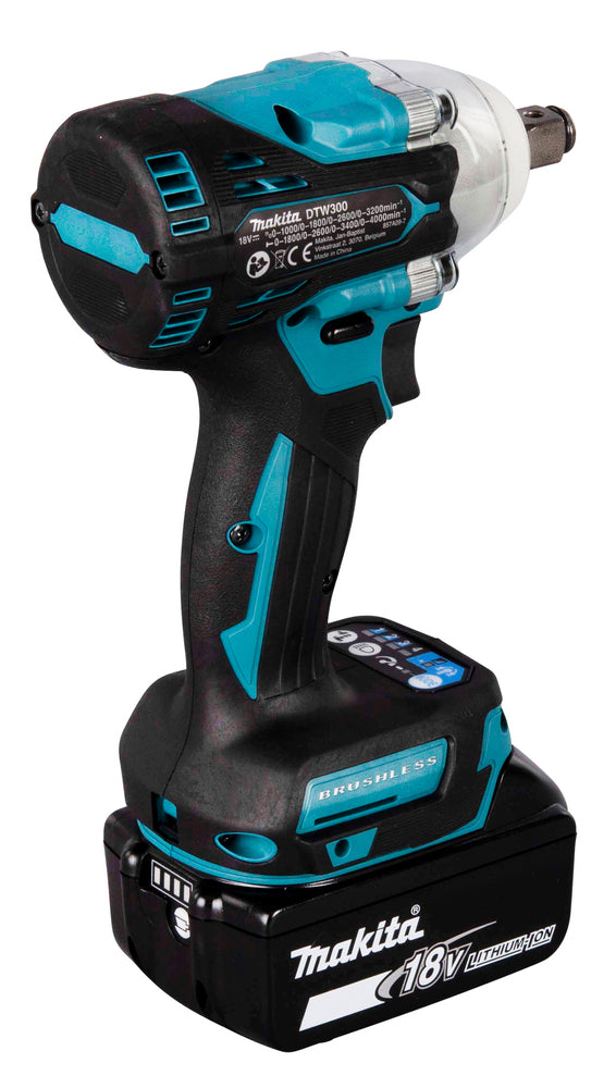 Makita Akku-Schlagschrauber 18V – Auto-Stopp, bürstenlos, XPT & schlanker Griff - DTW300TJX7