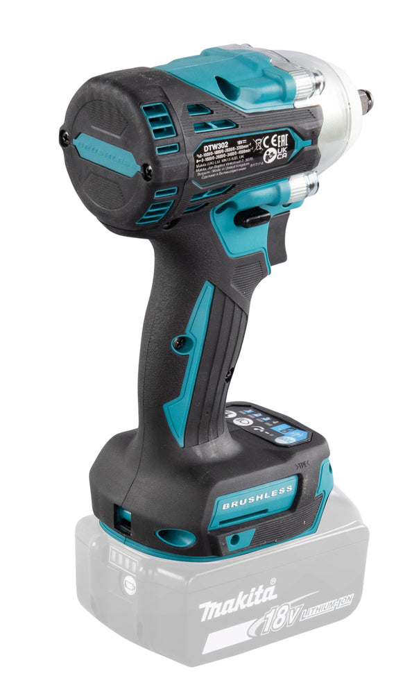Makita Akku-Schlagschrauber 40V max – Höchstdrehzahlmodus, Auto-Stopp & bürstenloser Motor - DTW302Z