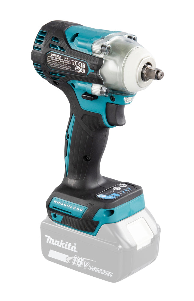 Makita Akku-Schlagschrauber 40V max – Höchstdrehzahlmodus, Auto-Stopp & bürstenloser Motor - DTW302Z