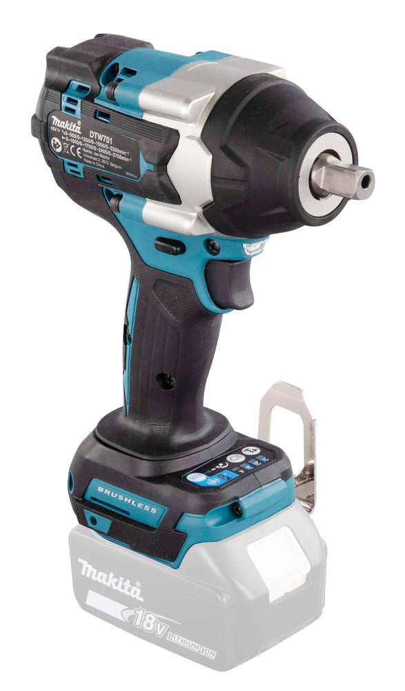 Makita Akku-Schlagschrauber 18V – Auto-Stopp-Funktion, bürstenlos, LED & XPT-Schutz - DTW701Z