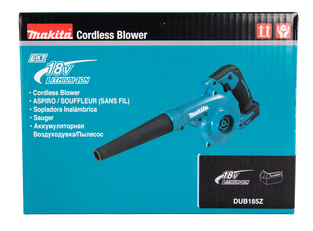 Makita Akku-Gebläse – 18 V, leise & handlich für Wohngebiete - DUB185Z