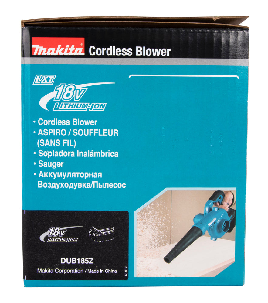 Makita Akku-Gebläse – 18 V, leise & handlich für Wohngebiete - DUB185Z