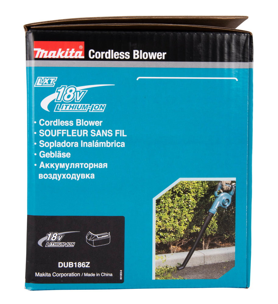 Makita Akku-Gebläse – 18 V, kompakt & extra leise für Wohngebiete - DUB186Z