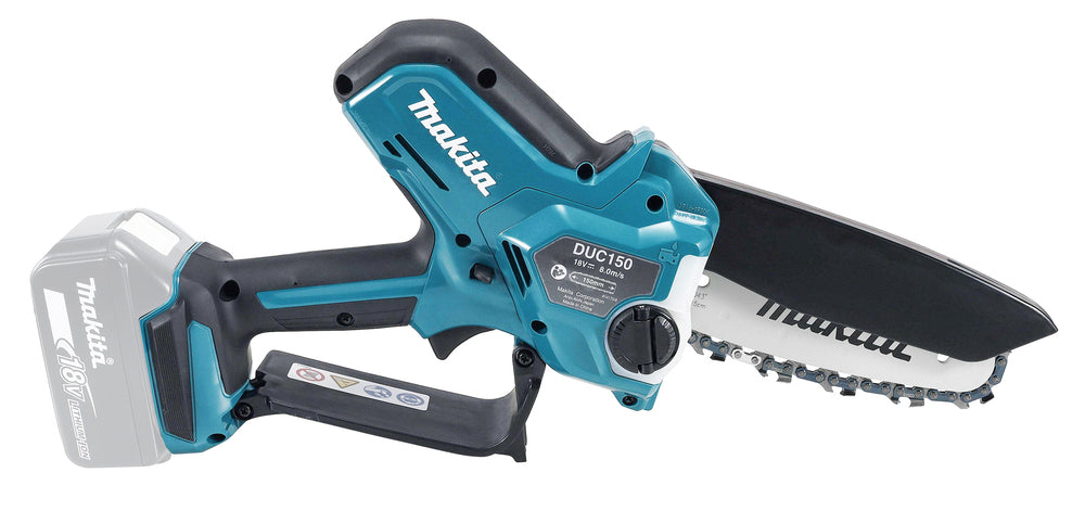 Makita Akku-Astsäge – bürstenlos, kompakt & werkzeuglose Kettenspannung - DUC150Z