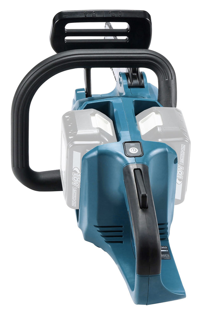Makita 2 x 18 V Akku-Kettensäge – 35 cm Schwert, 20 m/s Kettengeschwindigkeit, bürstenloser Motor - DUC353Z