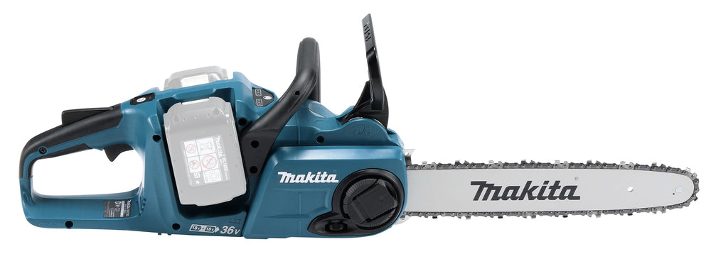 Makita 2 x 18 V Akku-Kettensäge – 35 cm Schwert, 20 m/s Kettengeschwindigkeit, bürstenloser Motor - DUC353Z