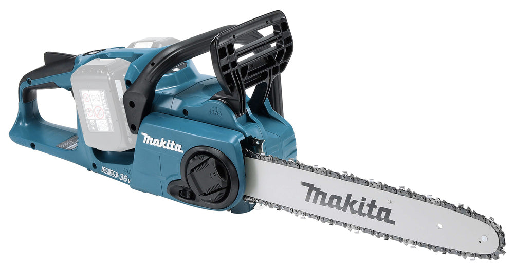 Makita 2 x 18 V Akku-Kettensäge – 35 cm Schwert, 20 m/s Kettengeschwindigkeit, bürstenloser Motor - DUC353Z