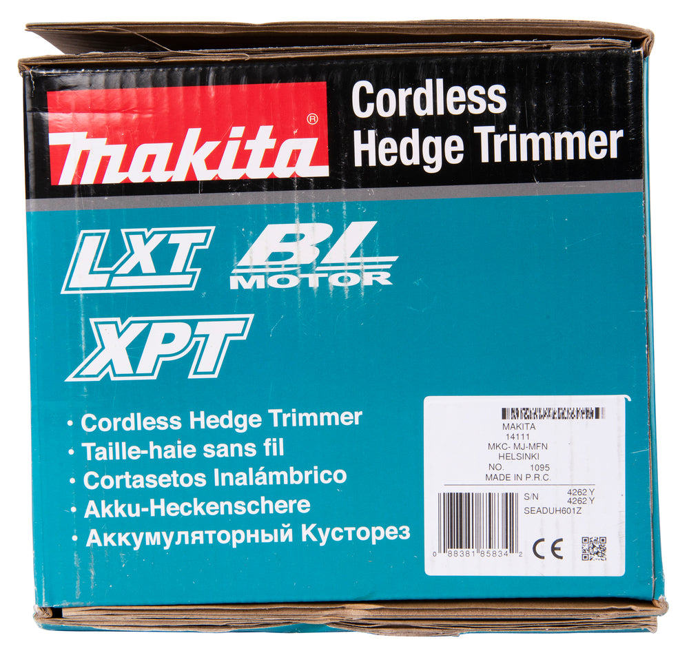 Makita Akku-Heckenschere – 18 V, 52 cm Schnittlänge & vibrationsarmer Griff - DUH601Z