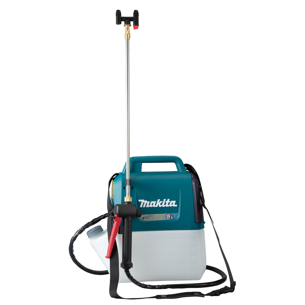 Makita Akku-Druckspritze 5,0 L – IP54, emissionsfrei & großes Sprühvolumen - DUS054Z