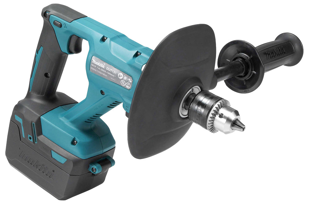 Makita Akku-Rührgerät DUT131Z 18V – bürstenlos mit XPT & Akku-Schutzgehäuse - DUT131Z