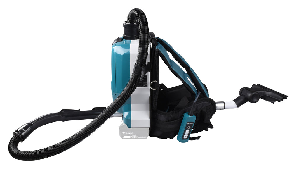 Makita Akku-Rucksackstaubsauger 2x18V – 2L Behälter, HEPA-Filter & LED-Licht - DVC261ZX15