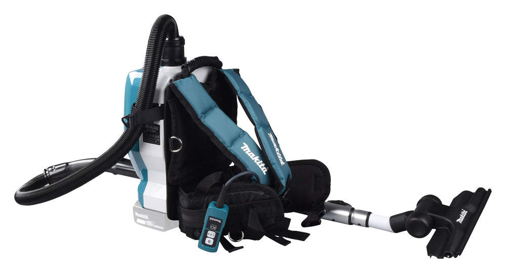Makita Akku-Rucksackstaubsauger 2x18V – 2L Behälter, HEPA-Filter & LED-Licht - DVC261ZX15