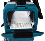 Makita Akku-Rucksackstaubsauger 2x18V – 2L Behälter, HEPA-Filter & LED-Licht - DVC261ZX15