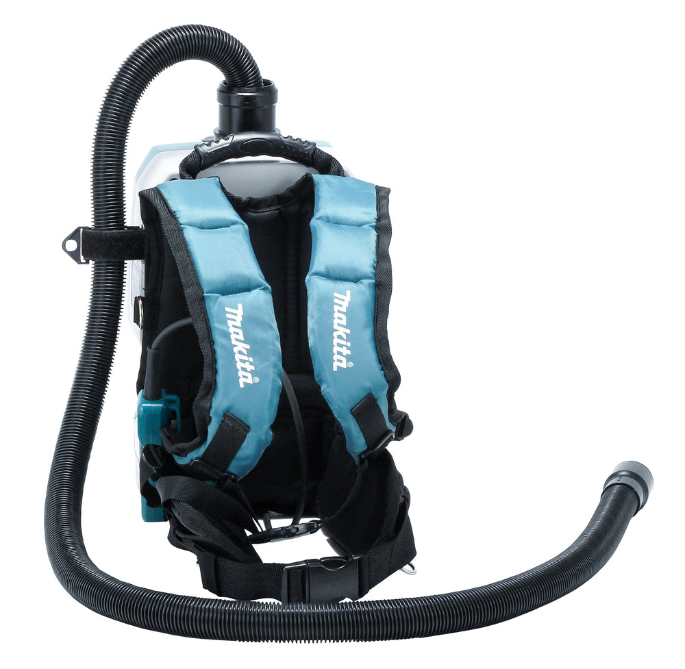 Makita Akku-Rucksackstaubsauger 2x18V – mit AWS, HEPA-Filter & LED-Arbeitslicht - DVC265ZXU