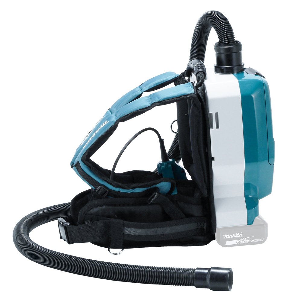 Makita Akku-Rucksackstaubsauger 2x18V – mit AWS, HEPA-Filter & LED-Arbeitslicht - DVC265ZXU