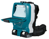 Makita Akku-Rucksackstaubsauger 2x18V – mit AWS, HEPA-Filter & LED-Arbeitslicht - DVC265ZXU