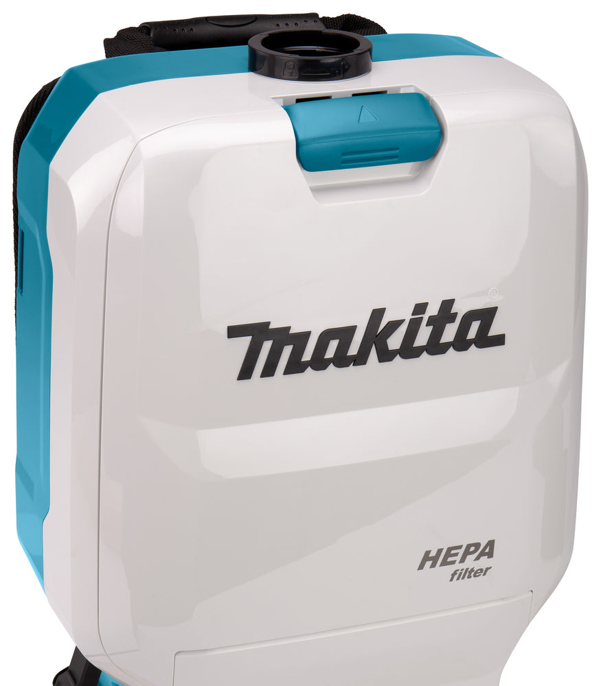 Makita Akku-Rucksackstaubsauger 2x18V – mit teleskopierbarem Saugrohr & HEPA-Filter - DVC660Z