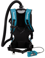 Makita Akku-Rucksackstaubsauger 2x18V – mit AWS, HEPA-Filter & bürstenlosem Motor - DVC665ZU