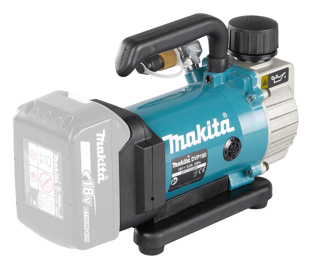 Makita Akku-Vakuumpumpe – kompakt, mobil & bis zu 50 Min. Laufzeit - DVP180Z