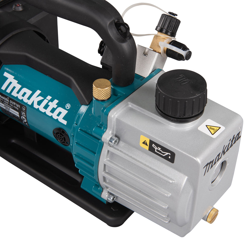Makita Akku-Vakuumpumpe – 18V, Doppelstufenkompressor, 113 l/min - DVP181ZK